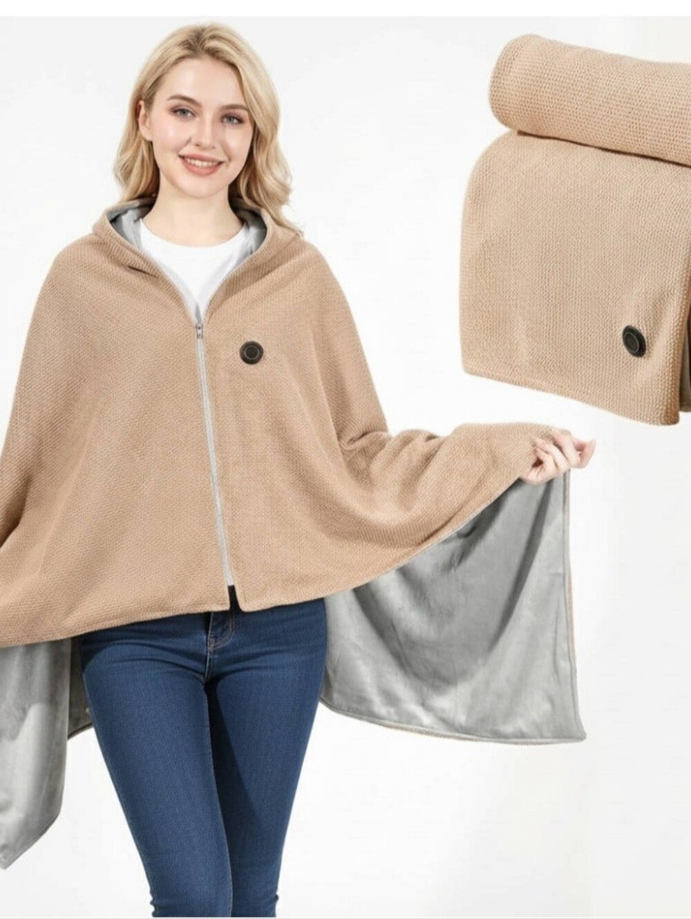 Heated Shawl Blanket